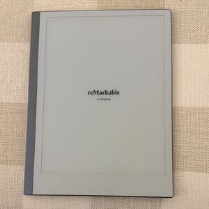 reMarkable 2 - Paper Tablet with Marker Plus and Polymer Weave Book Folio - Gray